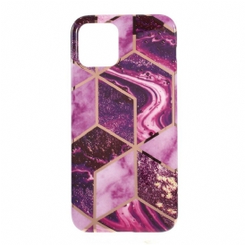 Cover iPhone 12 Mini Geometria Del Marmo Siliconico
