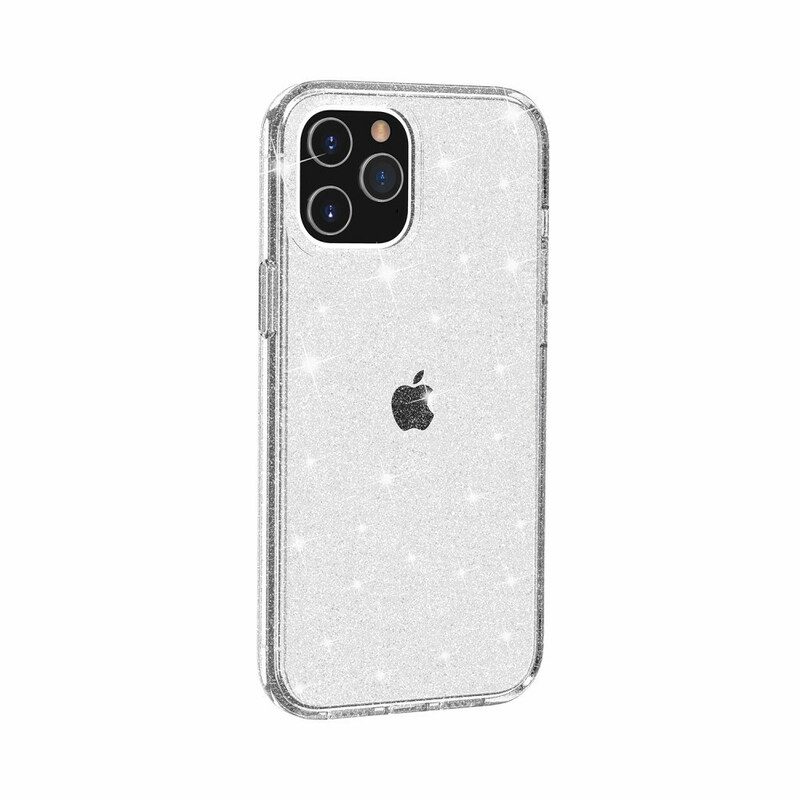 Cover iPhone 12 Mini Paillettes Trasparenti