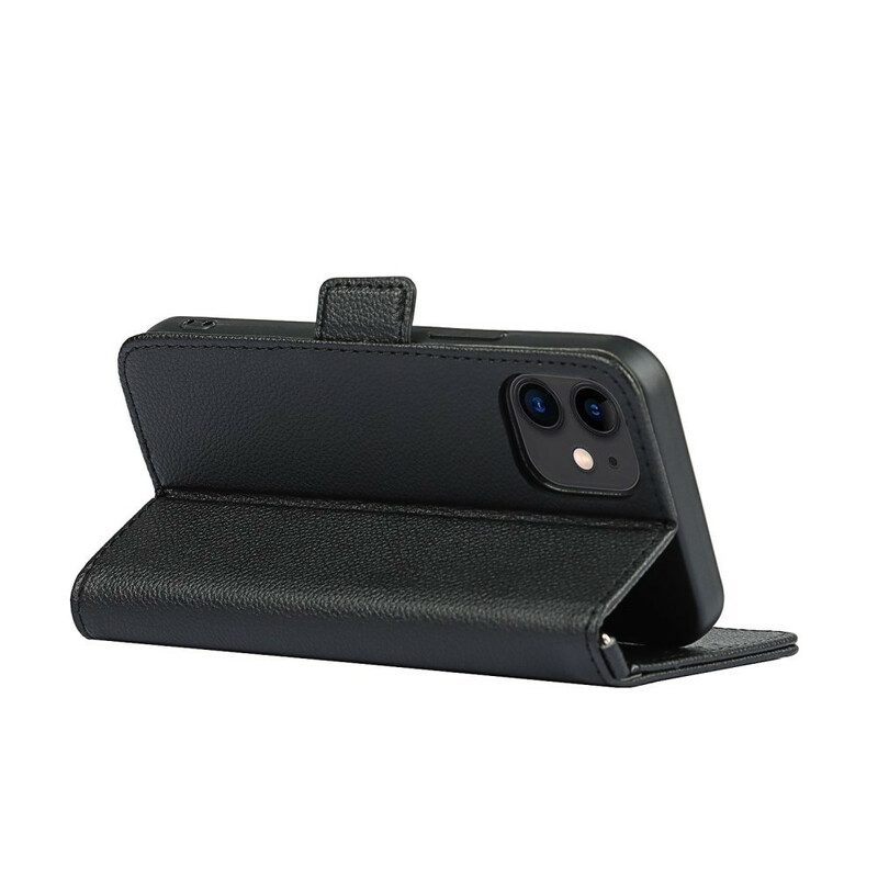 Custodia in pelle iPhone 12 Mini Cuore Strappato