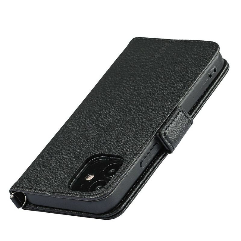 Custodia in pelle iPhone 12 Mini Cuore Strappato