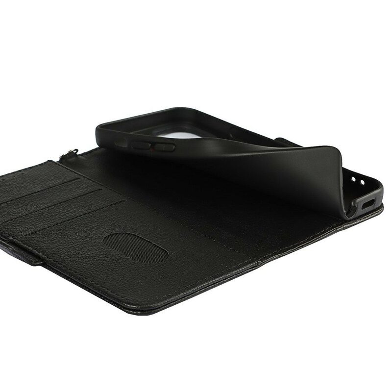 Custodia in pelle iPhone 12 Mini Cuore Strappato