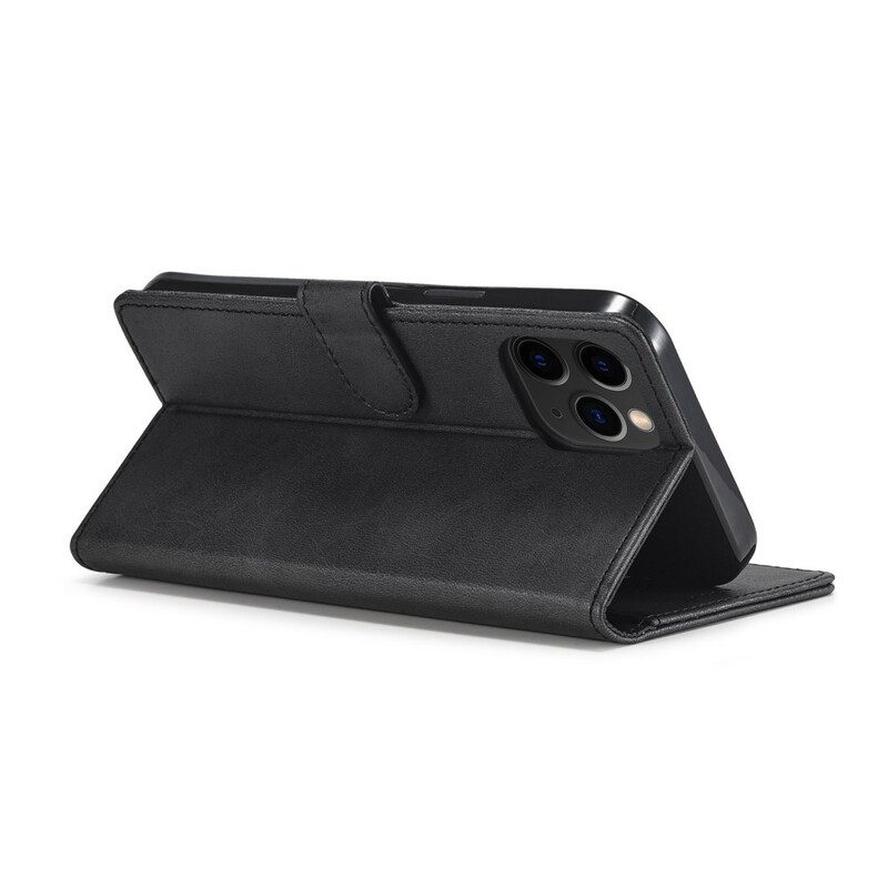Custodia in pelle iPhone 12 Mini Lc.imeeke Effetto Pelle