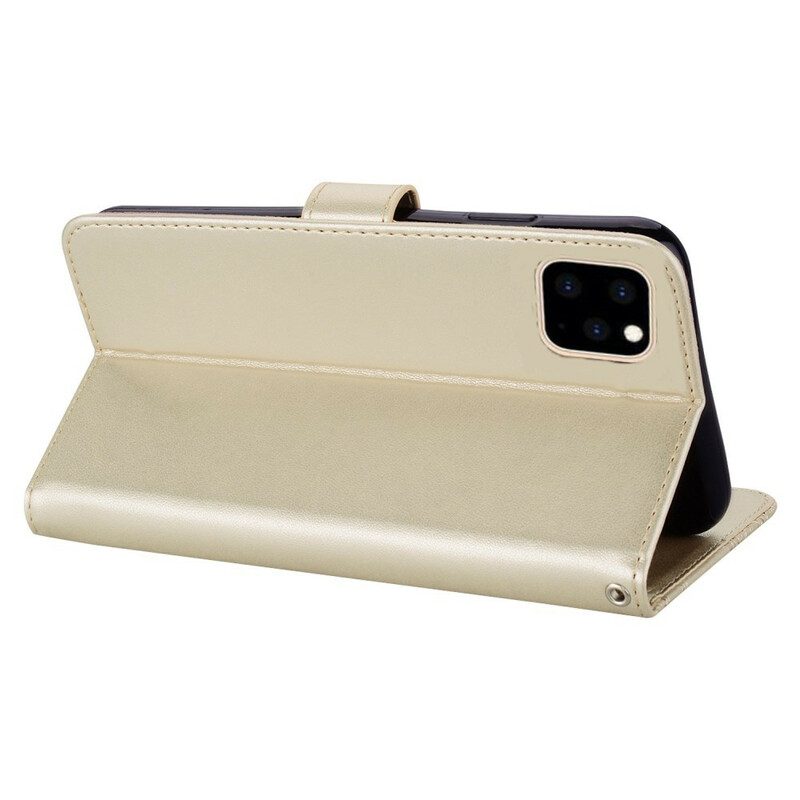 Custodia in pelle iPhone 12 Mini Mandala E Fascino Del Gufo