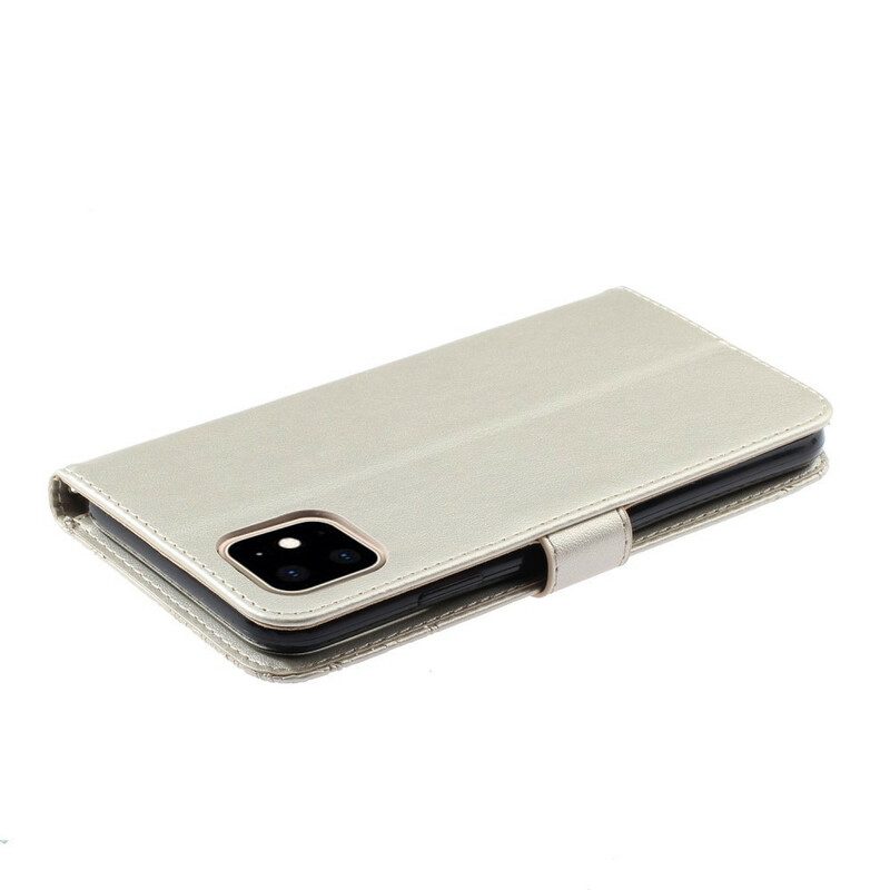 Custodia in pelle iPhone 12 Mini Mandala E Fascino Del Gufo