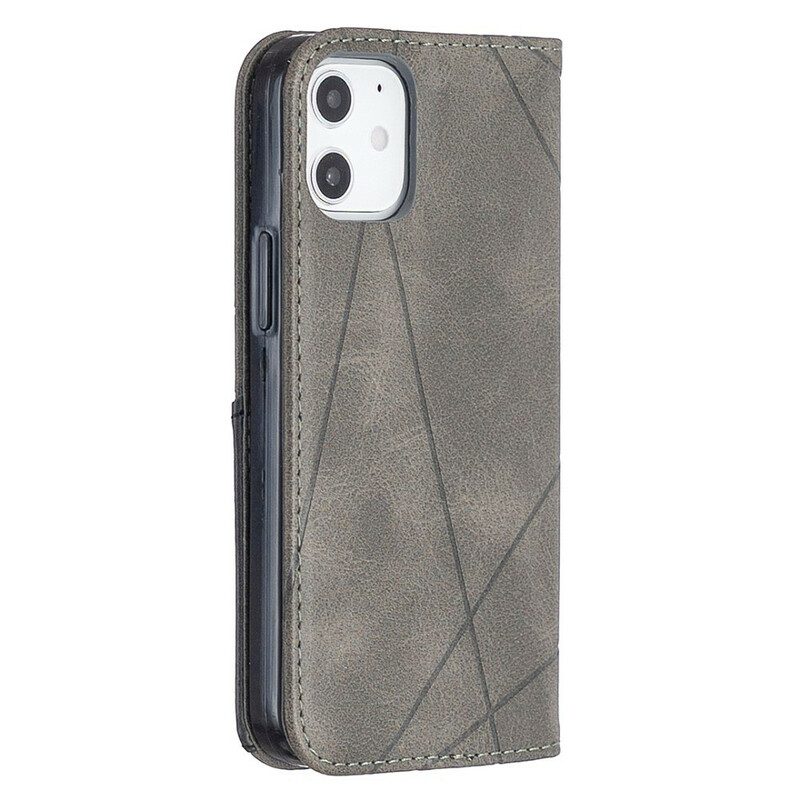 Folio Cover iPhone 12 Mini Custodia in pelle Stile D'artista