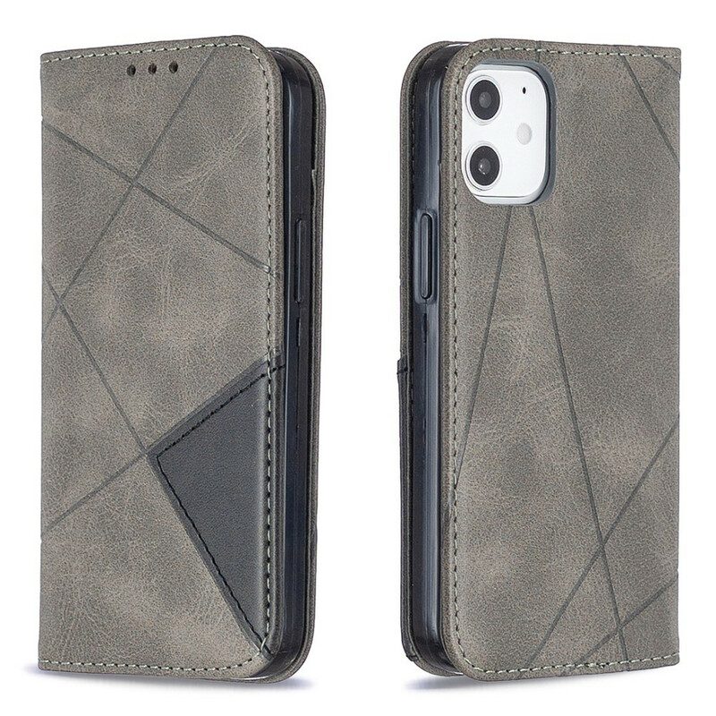 Folio Cover iPhone 12 Mini Custodia in pelle Stile D'artista