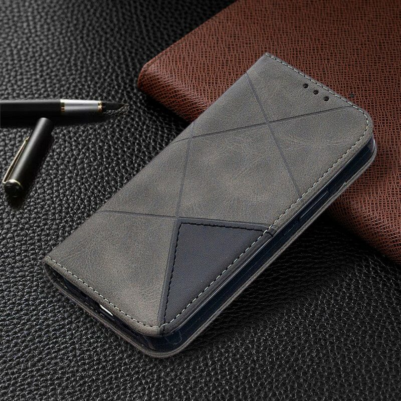 Folio Cover iPhone 12 Mini Custodia in pelle Stile D'artista
