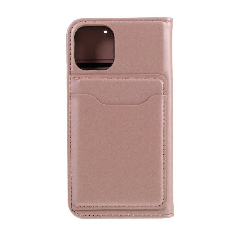Folio Cover iPhone 12 Mini Custodia in pelle Supporto Per Portacarte