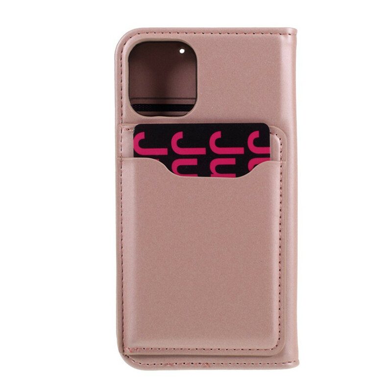 Folio Cover iPhone 12 Mini Custodia in pelle Supporto Per Portacarte