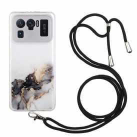 Cover Xiaomi Mi 11 Ultra Con Cordone Di Marmo