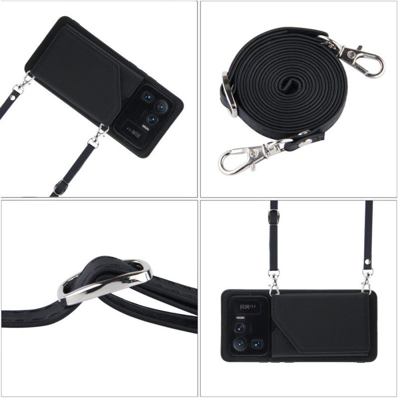 Cover Xiaomi Mi 11 Ultra Cordino Porta Tessere Multiplo