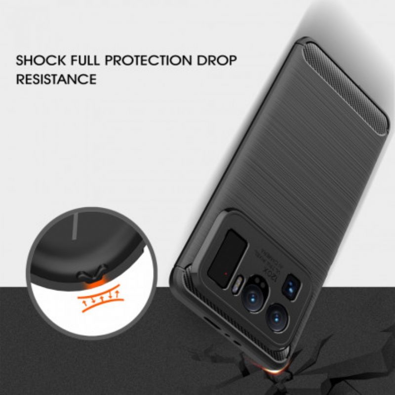Cover Xiaomi Mi 11 Ultra Fibra Di Carbonio Spazzolata