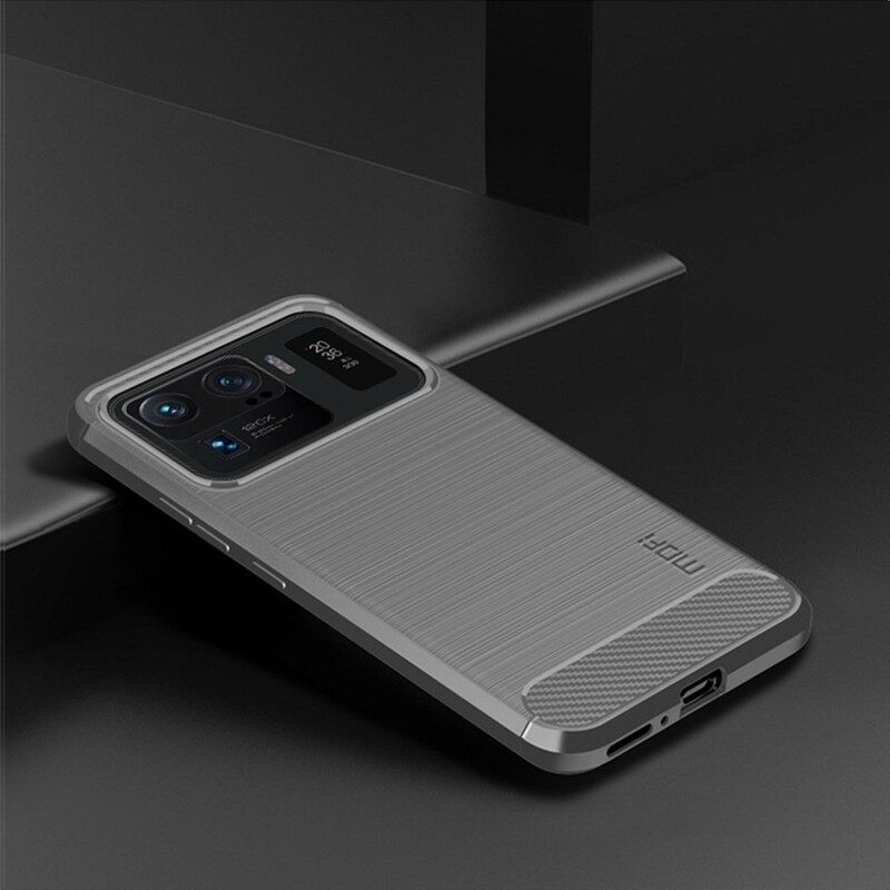 Cover Xiaomi Mi 11 Ultra Fibra Di Carbonio Spazzolata Mofi