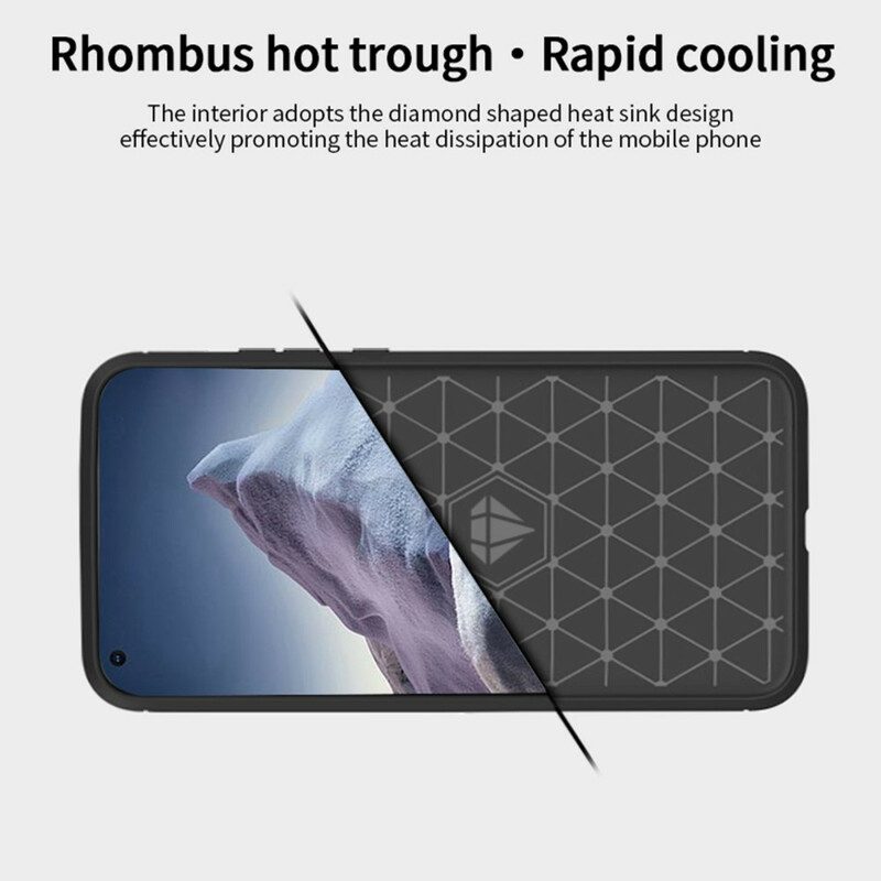 Cover Xiaomi Mi 11 Ultra Fibra Di Carbonio Spazzolata Mofi