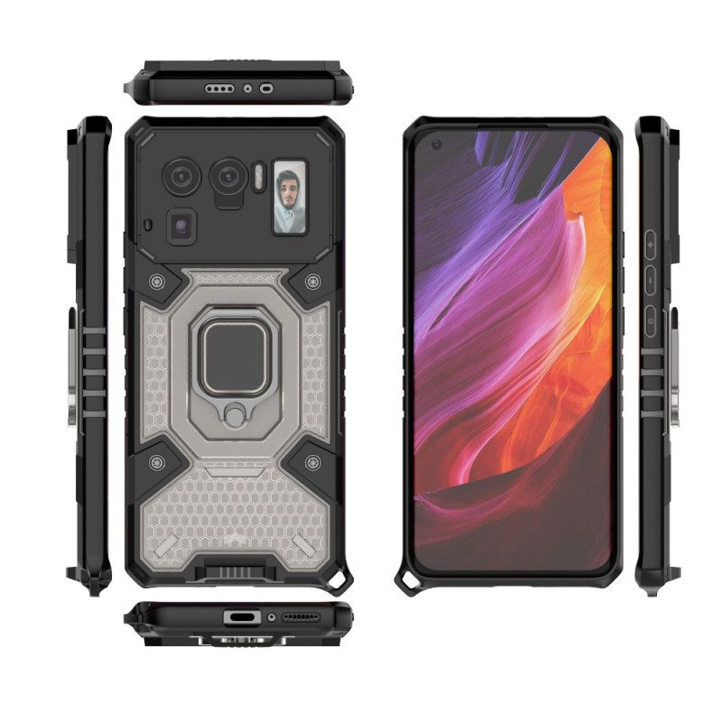 Cover Xiaomi Mi 11 Ultra Nido D'ape Con Anello