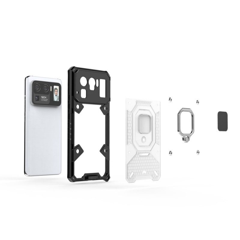 Cover Xiaomi Mi 11 Ultra Nido D'ape Con Anello