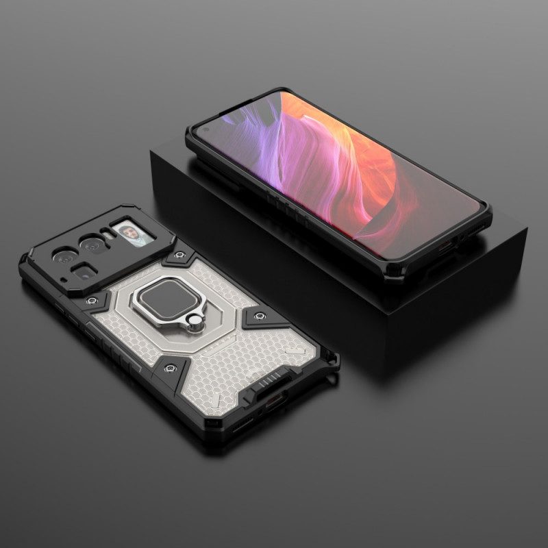 Cover Xiaomi Mi 11 Ultra Nido D'ape Con Anello
