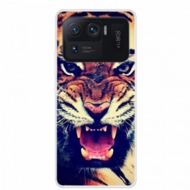 Cover Xiaomi Mi 11 Ultra Tigre Anteriore