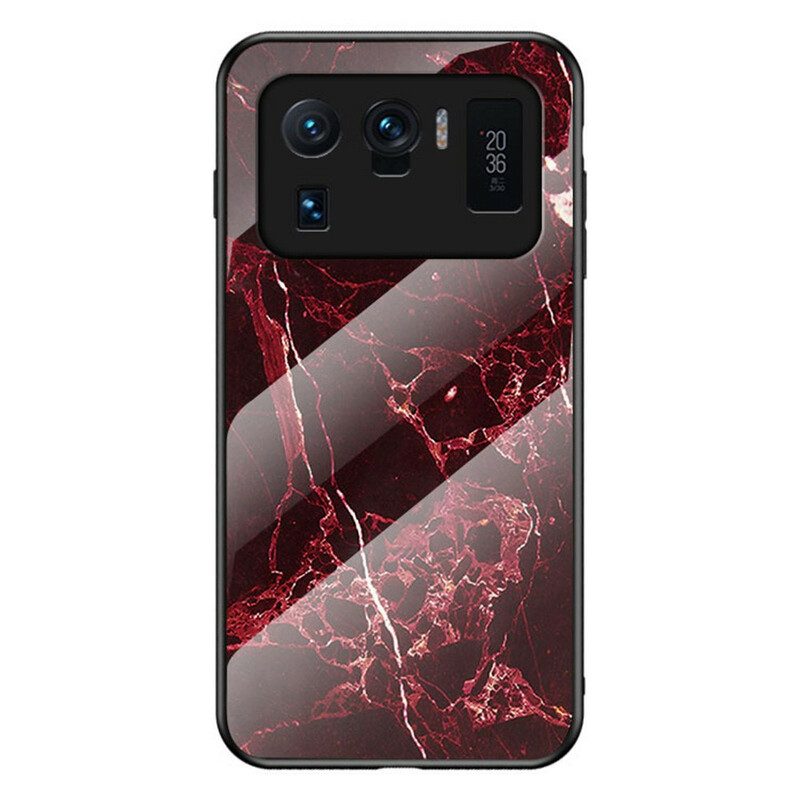 Cover Xiaomi Mi 11 Ultra Vetro Temperato Marmo Colorato