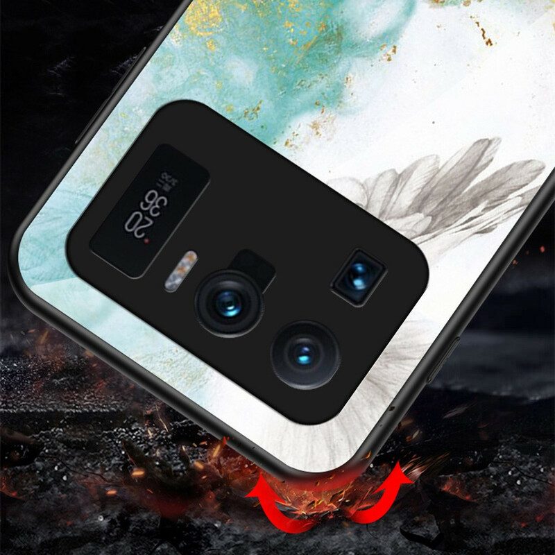 Cover Xiaomi Mi 11 Ultra Vetro Temperato Marmo Colorato