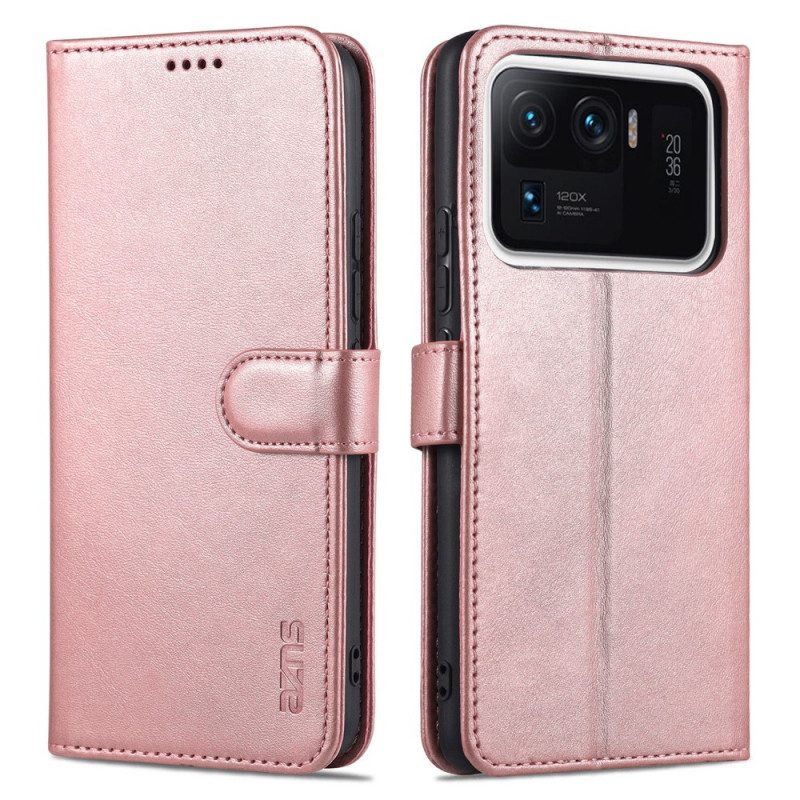 Custodia in pelle Xiaomi Mi 11 Ultra Azns Effetto Pelle