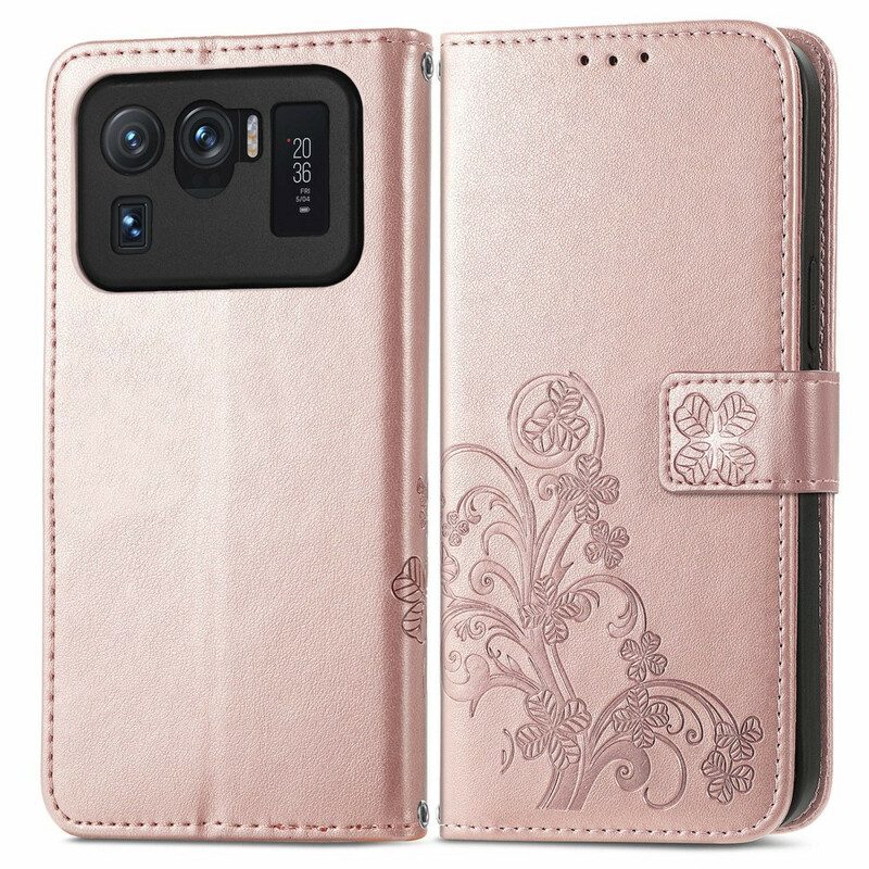 Custodia in pelle Xiaomi Mi 11 Ultra Fiori Asiatici
