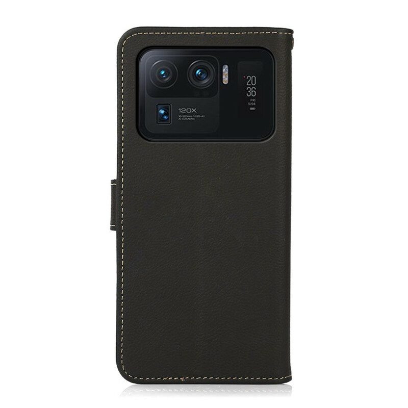 Custodia in pelle Xiaomi Mi 11 Ultra Khazneh Rfid In Vera Pelle