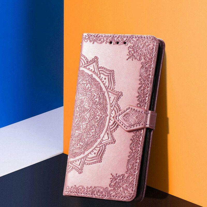 Custodia in pelle Xiaomi Mi 11 Ultra Mandala Medioevo