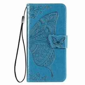 Custodia in pelle Xiaomi Mi 11 Ultra Mezze Farfalle