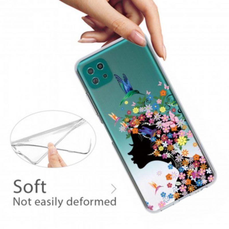 Cover Samsung Galaxy A22 5G Bella Testa Di Fiore