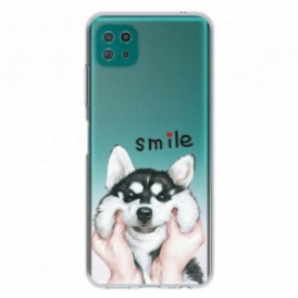 Cover Samsung Galaxy A22 5G Cane Sorridente