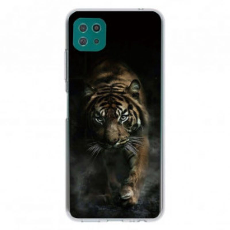 Cover Samsung Galaxy A22 5G Tigre Flessibile