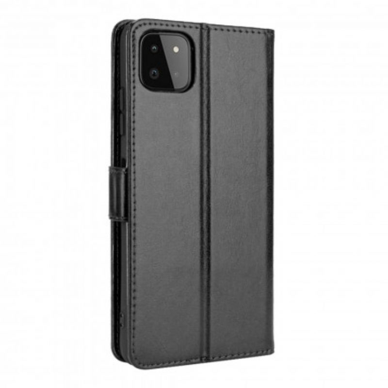 Custodia in pelle Samsung Galaxy A22 5G Ecopelle Appariscente