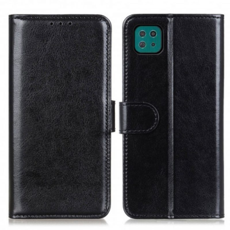 Custodia in pelle Samsung Galaxy A22 5G Finezza Ghiacciata