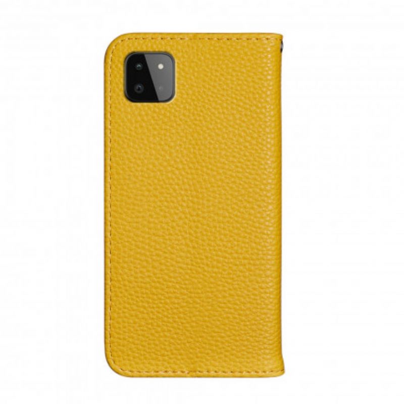 Folio Cover Samsung Galaxy A22 5G Custodia in pelle Ecopelle Litchi Ultra Chic