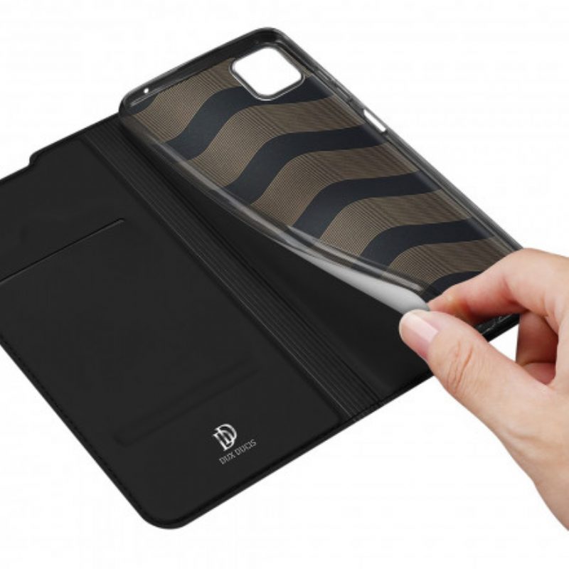 Folio Cover Samsung Galaxy A22 5G Custodia in pelle Pelle Pro Dux Ducis
