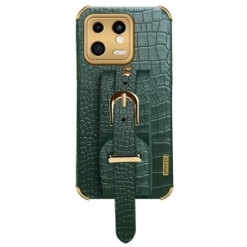 Cover Xiaomi 13 Cinturino In Cocco