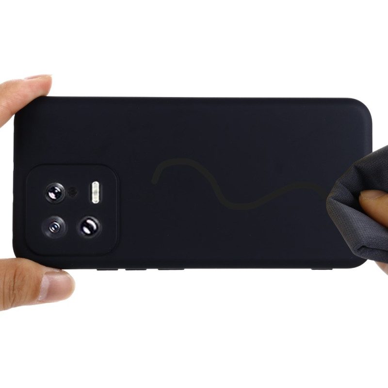 Cover Xiaomi 13 Silicone Liquido Con Cordino