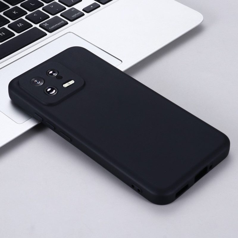 Cover Xiaomi 13 Silicone Liquido Con Cordino