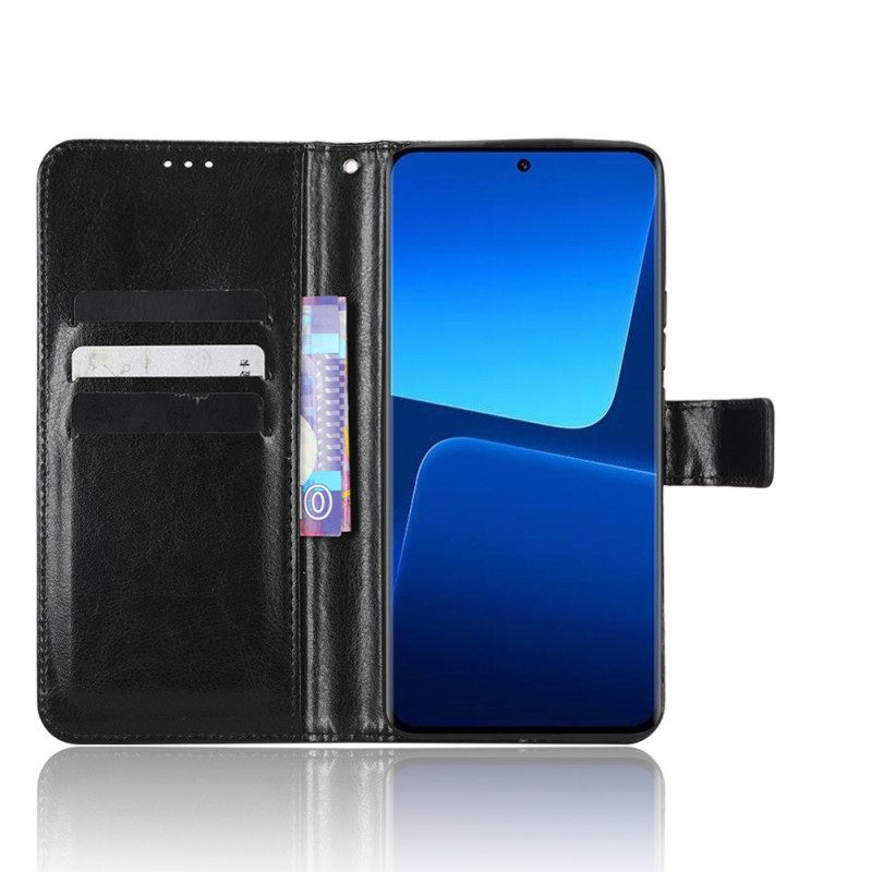 Custodia in pelle Xiaomi 13 Cinturino In Ecopelle