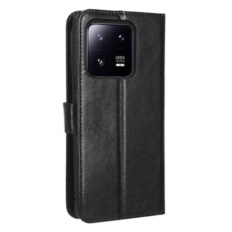 Custodia in pelle Xiaomi 13 Cinturino In Ecopelle