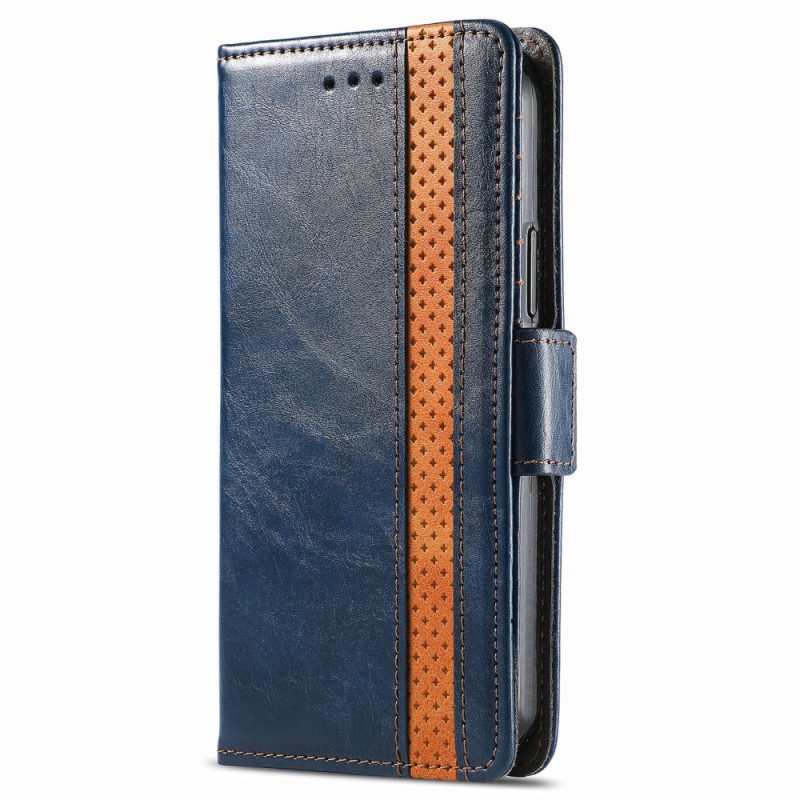 Custodia in pelle Xiaomi 13 Doppia Chiusura Bicolore