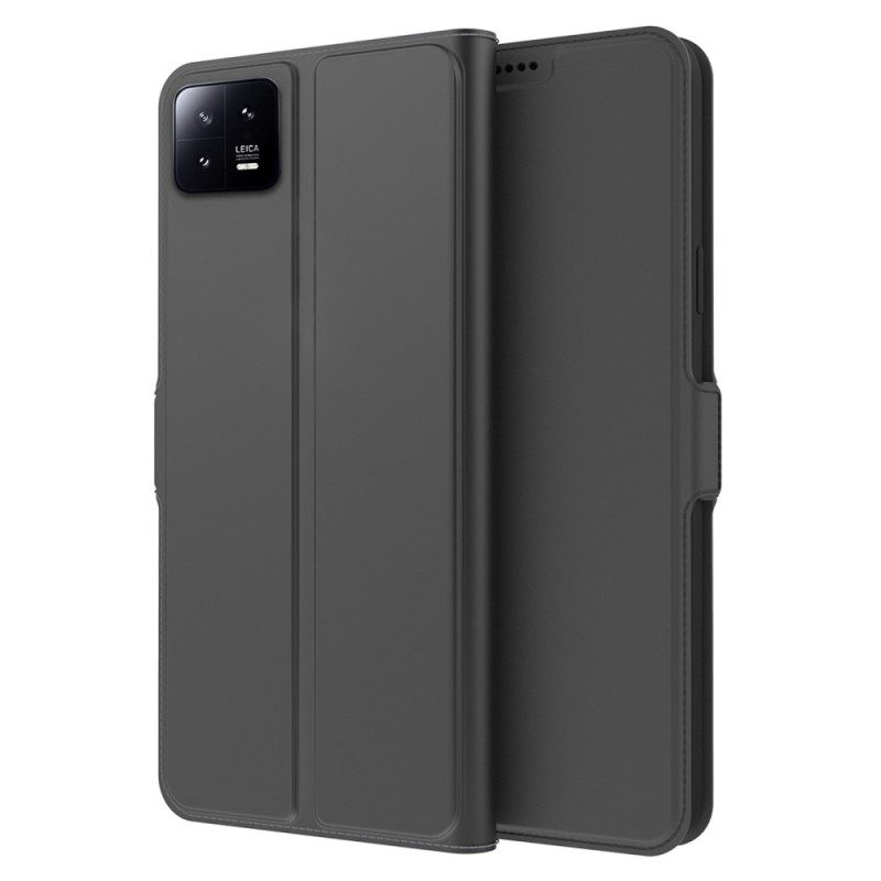 Custodia in pelle Xiaomi 13 Effetto Pelle Sottile