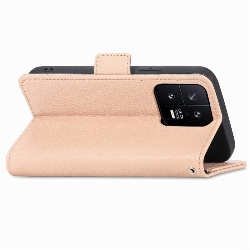 Custodia in pelle Xiaomi 13 Fiori Decorativi