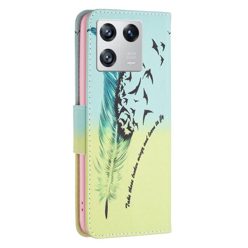 Custodia in pelle Xiaomi 13 Piuma