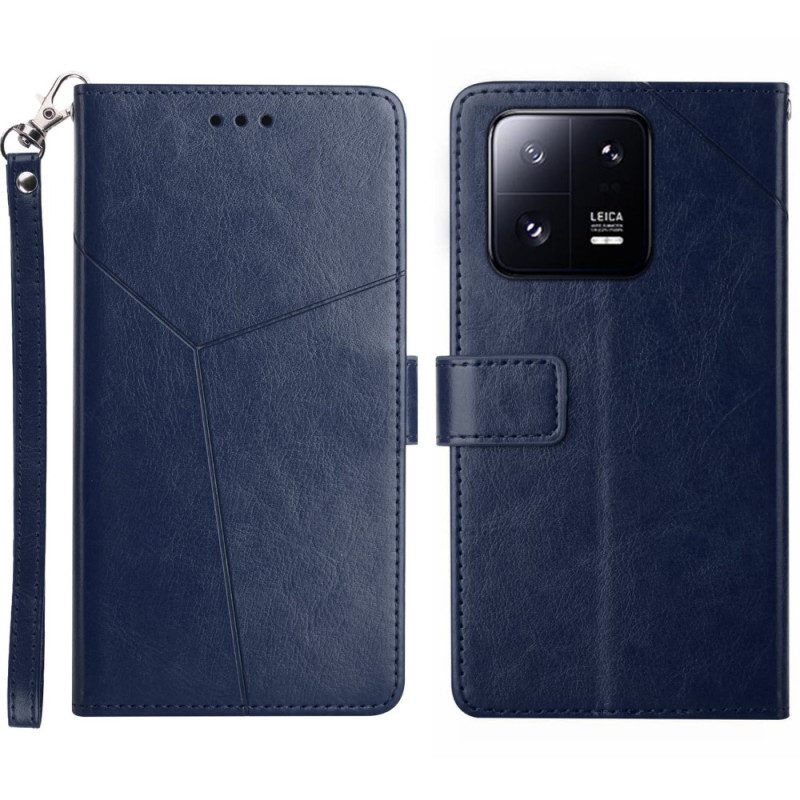 Custodia in pelle Xiaomi 13 Y Strappy Design