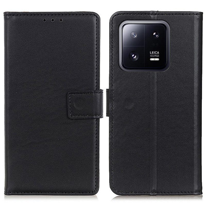 Folio Cover Xiaomi 13 Ecopelle Tinta Unita