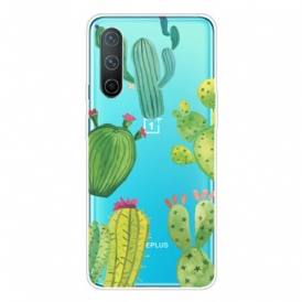 Cover OnePlus Nord CE 5G Cactus Dell'acquerello