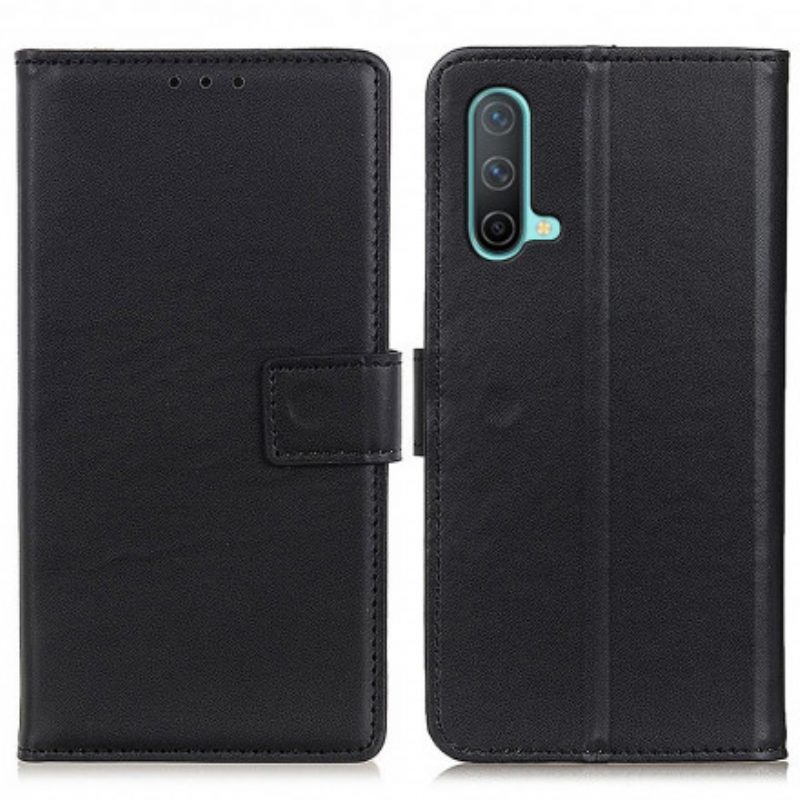 Custodia in pelle OnePlus Nord CE 5G Ecopelle Tinta Unita