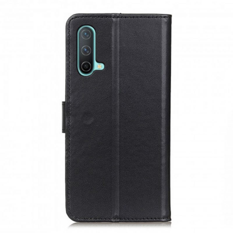 Custodia in pelle OnePlus Nord CE 5G Ecopelle Tinta Unita